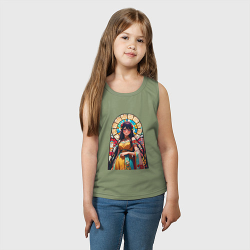 Детская майка Ай хоширо - витраж / Авокадо – фото 3