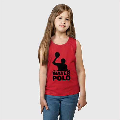 Детская майка Водное поло / Красный – фото 3