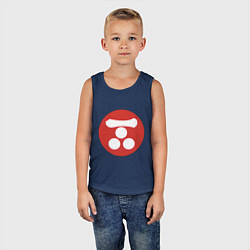 Майка детская хлопок Клан Мори Total War: Shogun 2, цвет: тёмно-синий — фото 2