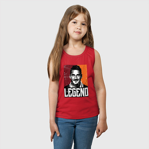 Детская майка Тотти легенда / Красный – фото 3