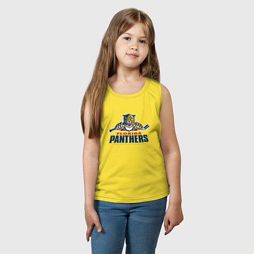 Детская майка Florida panthers - hockey team / Желтый – фото 3