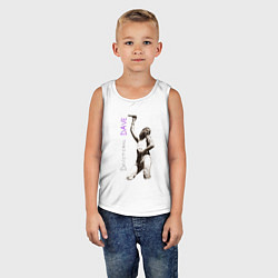 Майка детская хлопок Depeche Mode - Devotional Dave Gahan, цвет: белый — фото 2