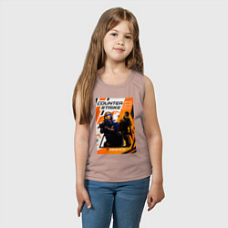 Майка детская хлопок КС 2 Азимов, цвет: пыльно-розовый — фото 2