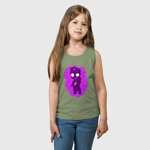 Детская майка Фиолетовый человек / Авокадо – фото 3