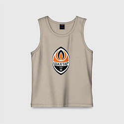 Майка детская хлопок Шахтёр фк, цвет: миндальный