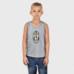 Майка детская хлопок Juventus sport fc, цвет: меланж — фото 2