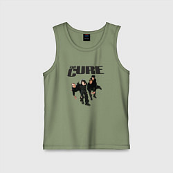 Майка детская хлопок The Cure - A Band from UK, цвет: авокадо