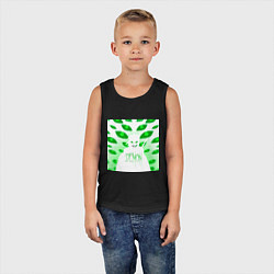 Майка детская хлопок Демон - Phonk, цвет: черный — фото 2