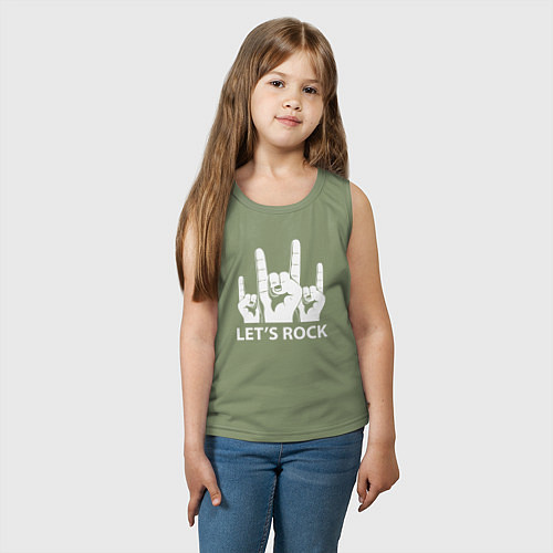 Детская майка Давай зажигать / Авокадо – фото 3