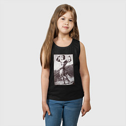 Майка детская хлопок Mister Arnold, цвет: черный — фото 2