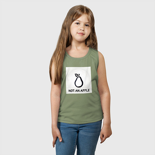 Детская майка Not an apple / Авокадо – фото 3