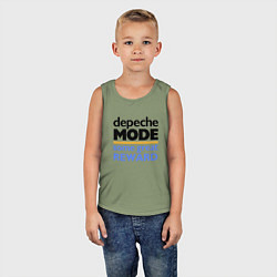 Майка детская хлопок Depeche Mode - Some Great Reward, цвет: авокадо — фото 2