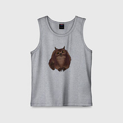 Майка детская хлопок Детеныш Медвесыча, цвет: меланж