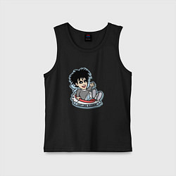 Майка детская хлопок The Cure - Robert Smith just like heaven, цвет: черный