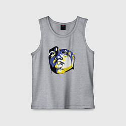 Майка детская хлопок Rapper Notorious BIG, цвет: меланж