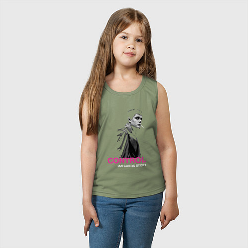 Детская майка Joy Division - Control film / Авокадо – фото 3