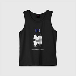 Майка детская хлопок Depeche Mode - for the masses bong, цвет: черный