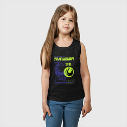 Майка детская хлопок Только истинная мудрость, цвет: черный — фото 2