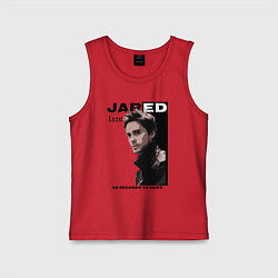 Майка детская хлопок Jared Joseph Leto 30 Seconds To Mars, цвет: красный