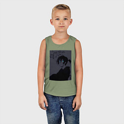 Майка детская хлопок Бездомный бог Ято, цвет: авокадо — фото 2