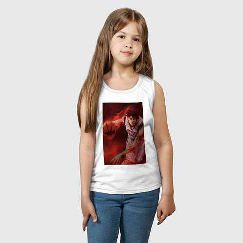 Детская майка Баскетбол Тайга Кагами / Белый – фото 3