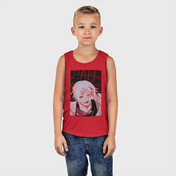 Майка детская хлопок Джузо Сузуя следователь, цвет: красный — фото 2