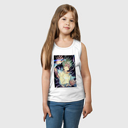 Майка детская хлопок Сэнку Исигами, цвет: белый — фото 2