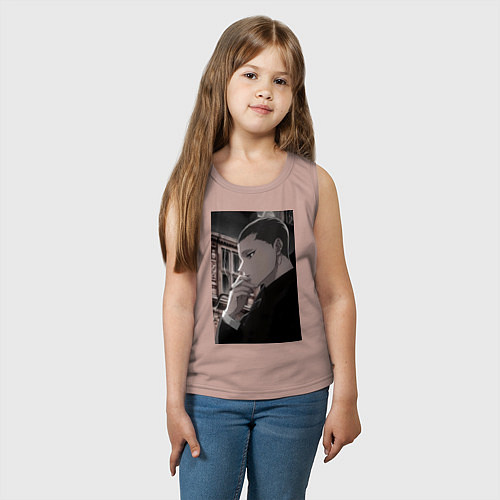 Детская майка Ведьма и чудовище Ашаф / Пыльно-розовый – фото 3