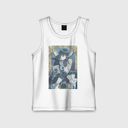 Майка детская хлопок Мемуары Ванитаса цепи, цвет: белый