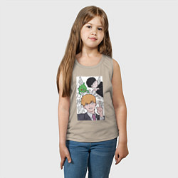 Майка детская хлопок Моб Психо 100 Экубо дух, цвет: миндальный — фото 2