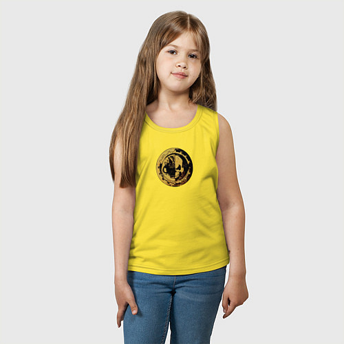 Детская майка Механикус Warhammer / Желтый – фото 3