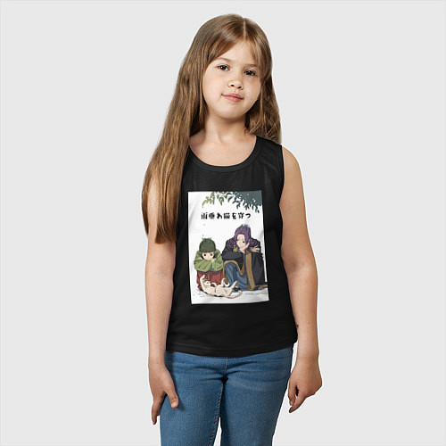 Детская майка Монолог фармацевта Маомао Жэньши / Черный – фото 3