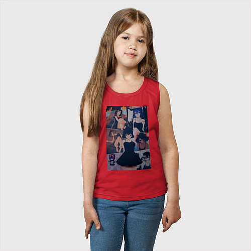 Детская майка Чёрный клевер Секре Сваллотейл / Красный – фото 3