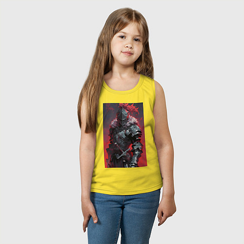 Детская майка Убийца гоблинов воин / Желтый – фото 3