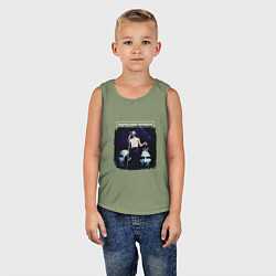 Майка детская хлопок Depeche Mode - Devotional in your room, цвет: авокадо — фото 2