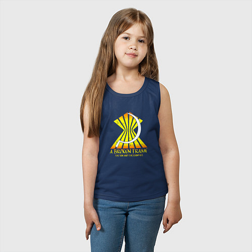 Детская майка Depeche Mode - A Broken Frame logo / Тёмно-синий – фото 3