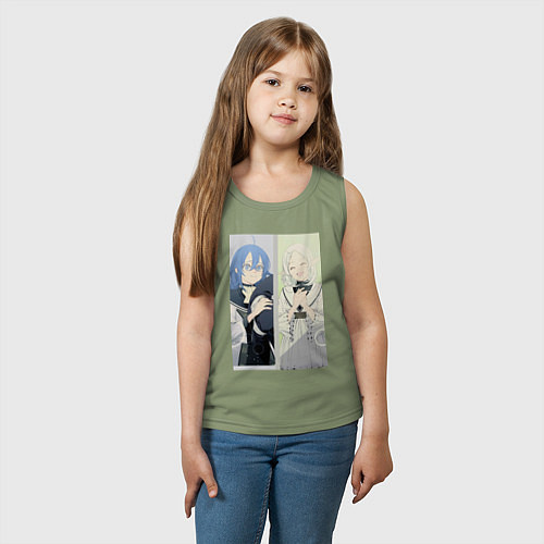 Детская майка Реинкарнация безработного Рокси Мигурдия Сильфиетт / Авокадо – фото 3