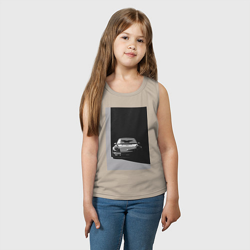 Детская майка Porsche 911 легендарный автомобиль / Миндальный – фото 3