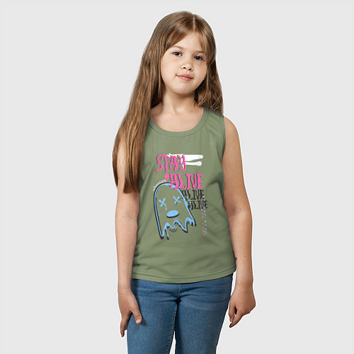 Детская майка Оставайся живым / Авокадо – фото 3