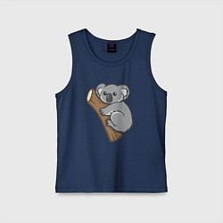 Майка детская хлопок Koala, цвет: тёмно-синий