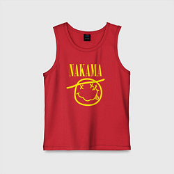 Майка детская хлопок One piece - monkey d luffy by anet-garol, цвет: красный