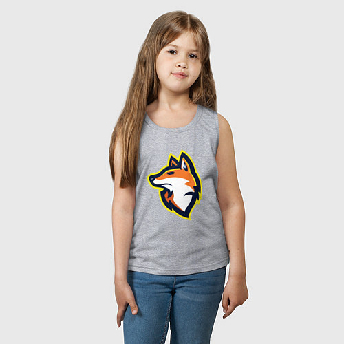 Детская майка Fox team / Меланж – фото 3