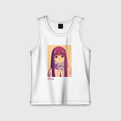 Майка детская хлопок Милая Ферн, цвет: белый