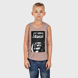 Майка детская хлопок Джиу джитсу, цвет: пыльно-розовый — фото 2