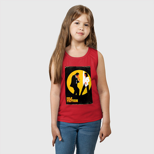 Детская майка Криминальное чтиво парный танец / Красный – фото 3