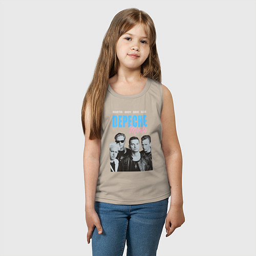 Детская майка Depeche Mode Vintage / Миндальный – фото 3