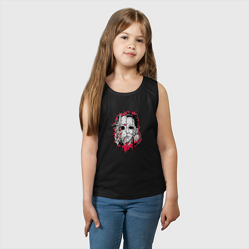Детская майка Кровавая четверка / Черный – фото 3