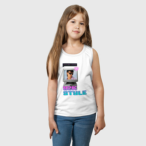 Детская майка Y2K Vibes / Белый – фото 3