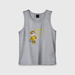 Майка детская хлопок Estp всегда прав, цвет: меланж