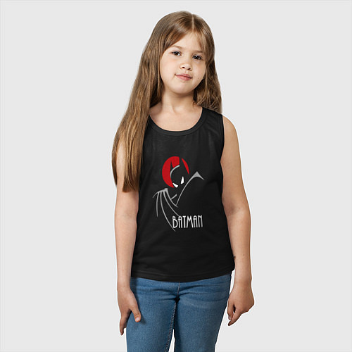 Детская майка Бэтмен / Черный – фото 3